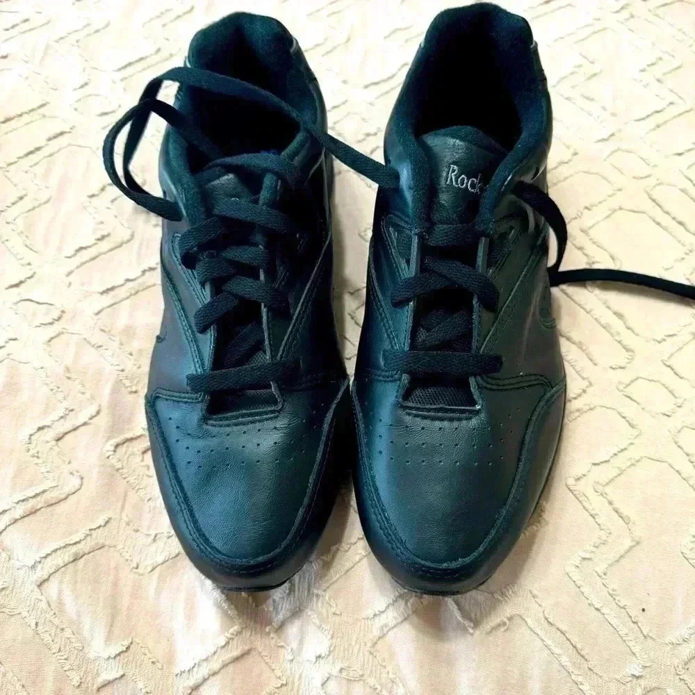 MEN’s ROCKPORT WALKING HYTREL SHOES SIZE 7 BLACK NWOB - Picture 2 of 7